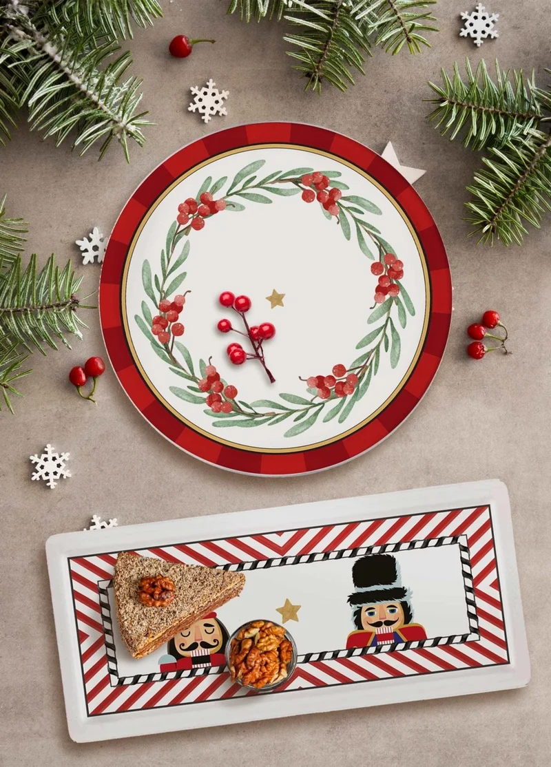 ذا ميا Nutcracker Rectangular Serving 35 x 16 cm