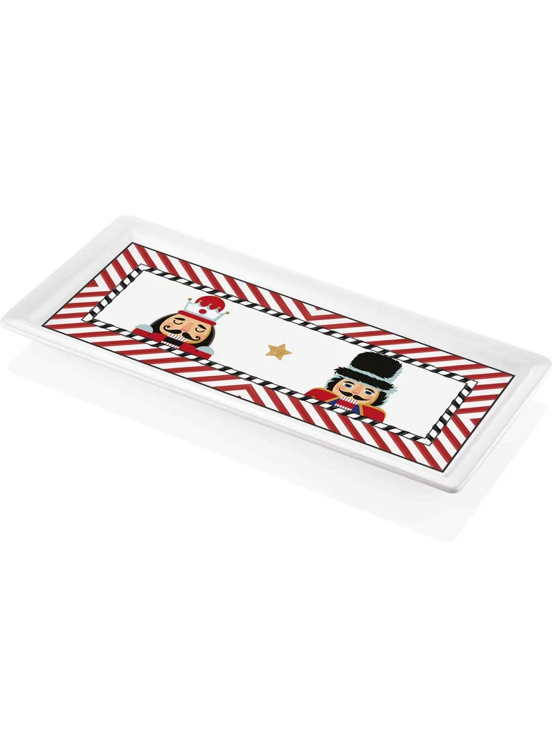 The Mia Nutcracker Rectangular Serving 35 x 16 cm