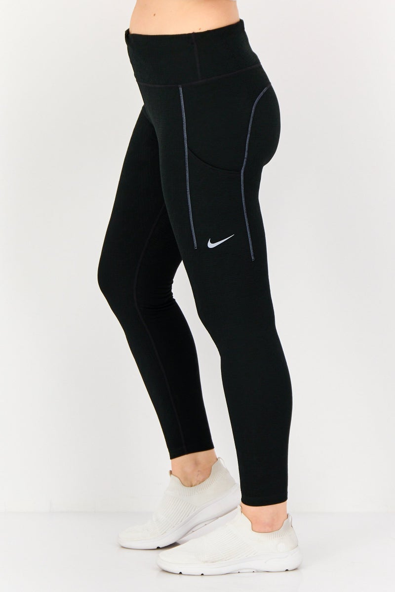 Nike  leggings جري ضيقة للنساء، سوداء - Image 2