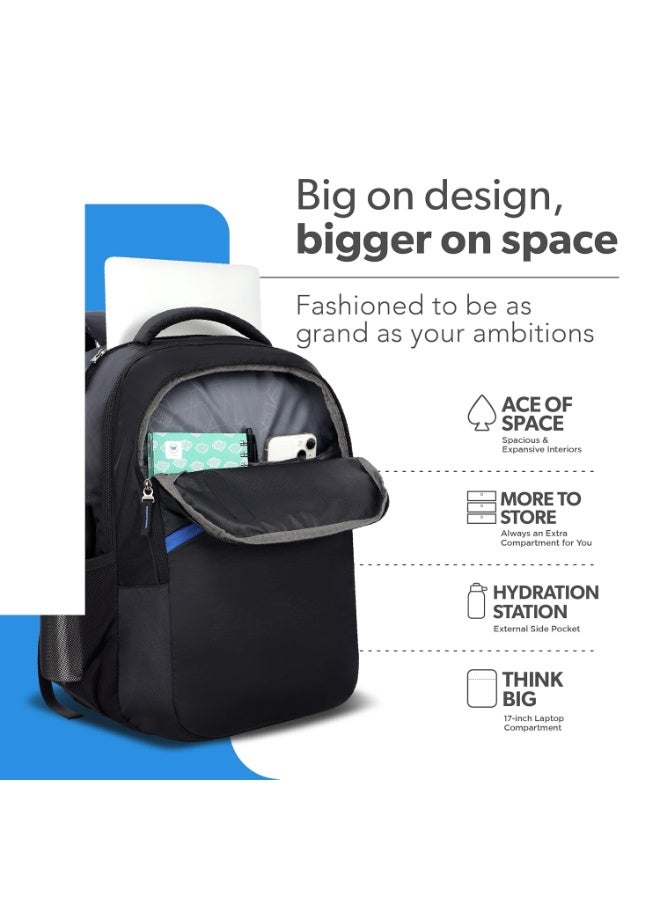 American Tourister Dolph+ 02 Laptop Backpack, 33L & 17" Inch Laptop Compartment, front organiser, bottle holder Backpack Bag For Man And Women, - Image 2