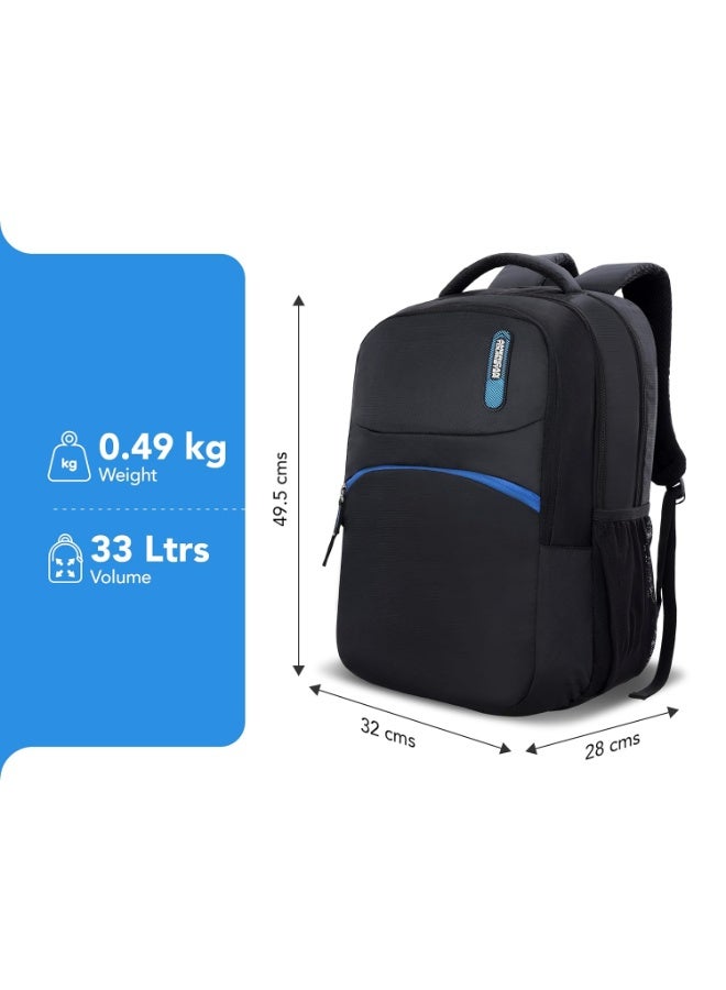 American Tourister Dolph+ 02 Laptop Backpack, 33L & 17" Inch Laptop Compartment, front organiser, bottle holder Backpack Bag For Man And Women, - Image 4