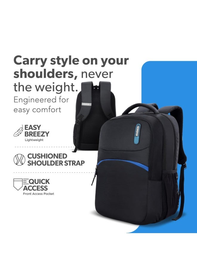 American Tourister Dolph+ 02 Laptop Backpack, 33L & 17" Inch Laptop Compartment, front organiser, bottle holder Backpack Bag For Man And Women, - Image 3
