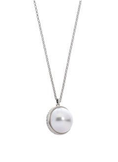 Karen Millen Large Pearl Ball Pendant Necklace  - Image 2