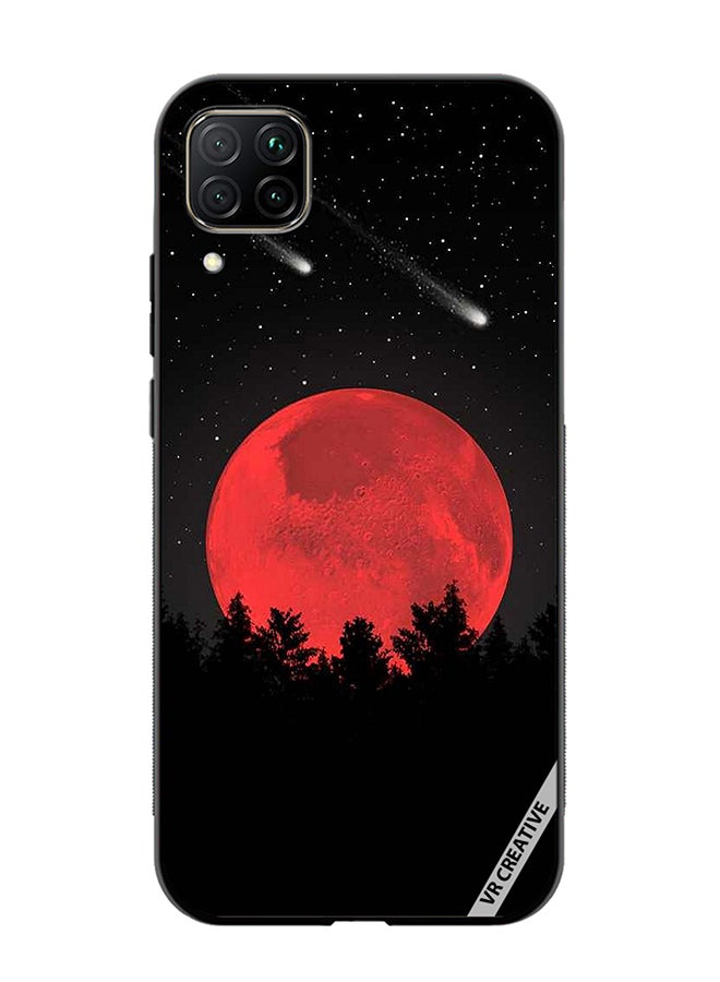VR CREATIVE Protective Case Cover For Huawei Nova 7i/P40 Lite Bloody Moon Design Multicolour - Image 1