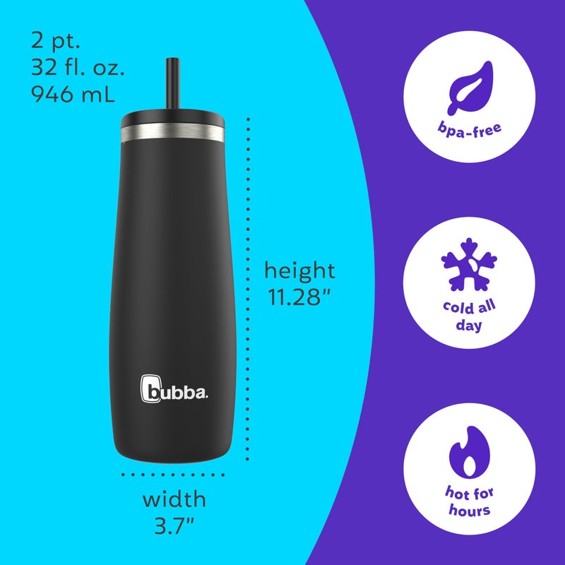 Bubba 32 oz Radiant Tumbler Without Case  Rubberized Licorice - Image 2