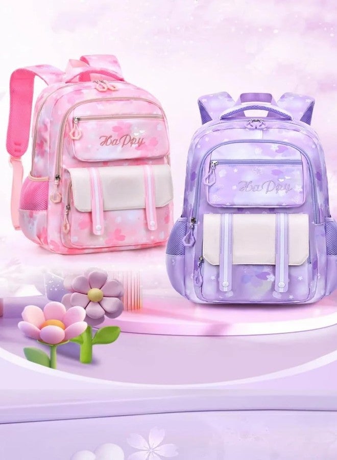 ADSON Cute Kawaii Fashion Princess Standard Backpack Travel Bookbag For Women & Men Boys Girls With Compartments Elementary School College Students Backpack Durable Water Resistant(Multi Colour) - Image 2