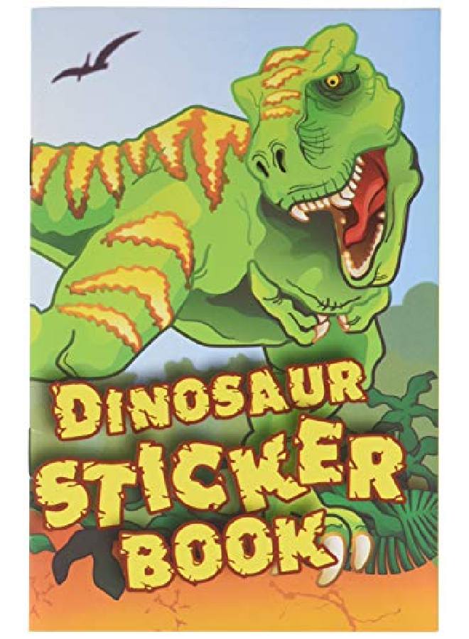 Fun Express كتب ملصقات الديناصورات - أدوات مكتبية - كتب نشاط - 12 قطعة - Image 1