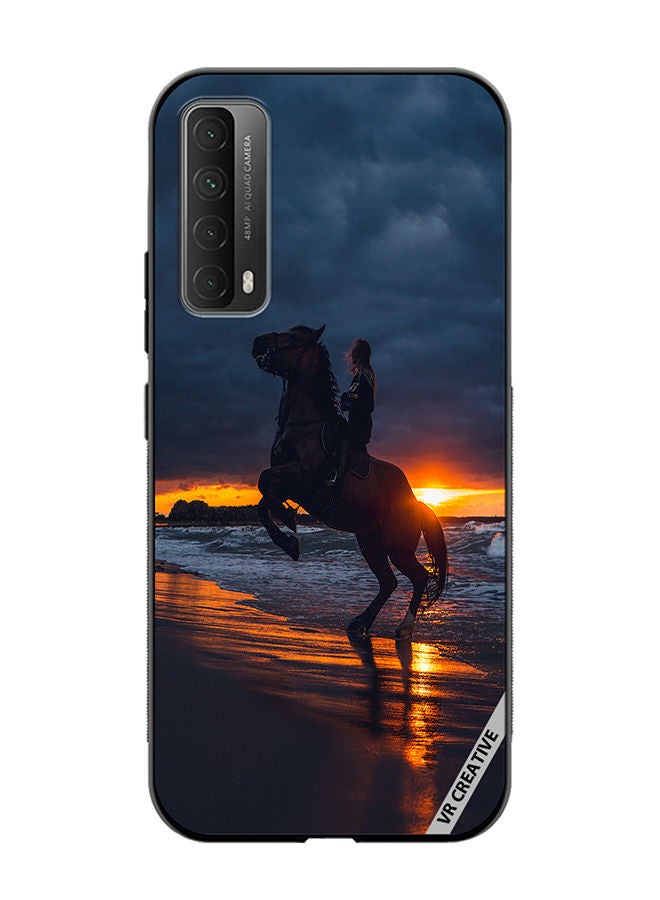 VR CREATIVE Protective Case Cover For Huawei Y7a Horse1 Design Multicolour - Image 1