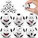 Arrowbash 12 Pcs Mini Face Stress Balls for Boys Girls Sport Funny Face Squeeze Foam Balls for Stress and Anxiety Relief for Party Favors Birthday Gift DecorationSoccer - Image 2