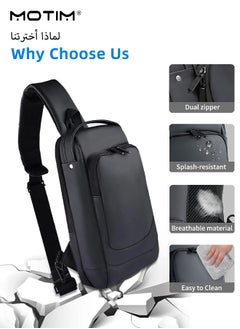 Motim Carrying Case for Steam Deck, Steam Deck Travel Bag, Crossbody Bag for Steam Deck Nintendo Switch, Waterproof and Shockproof for Protector Case, Large Capacity  - Image 4