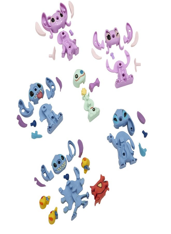 Cra-Z-Art Stitch Surprise 6 Pack Mini Figure Erasers - Get 6 Real, Flexible Erasers to Assemble, Use and Collect, Great for Back to School, Blind Bag Inspired Kids Toy - Image 2