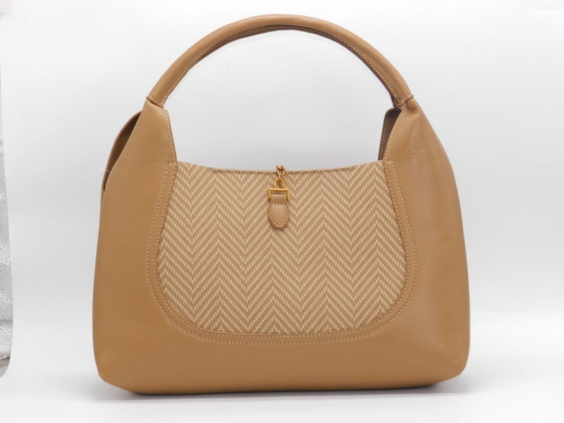 Fourteen Women's Faux Leather Structured Hobo Bag - Khaki - Image 3