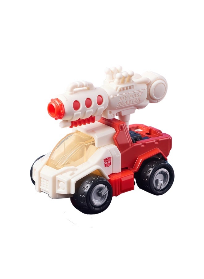 Blokees Transformers Auto Prime Truck Toy with Mini Poseable Figure | Classic Red & Blue Robot Vehicle for Kids Age 3+ | Collectible Truck Toy for Boys, Girls & Fans - Image 4