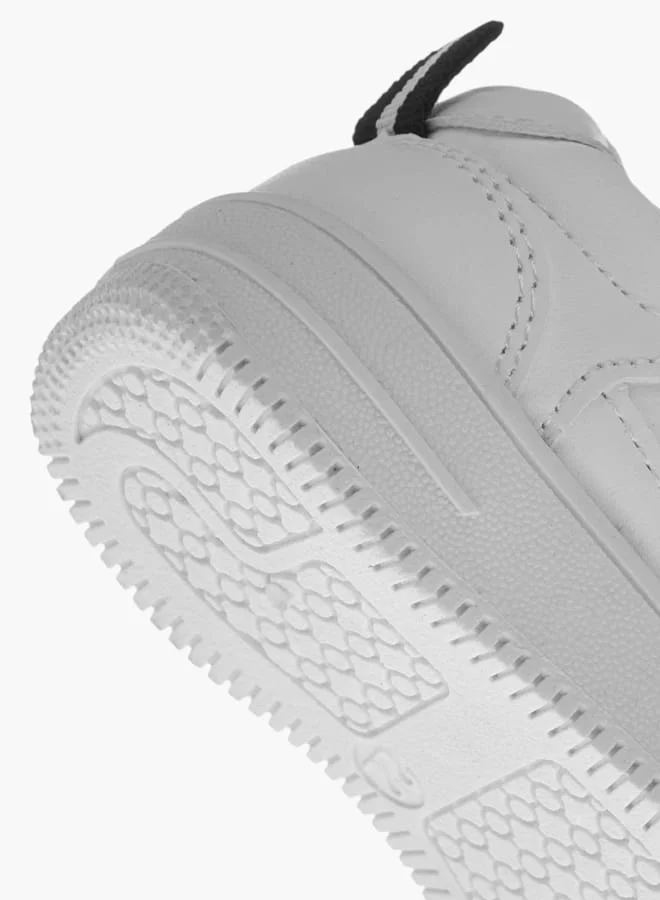 LBL by Shoexpress Girls Stitch Detail Sneakers with Hook and Loop Closure