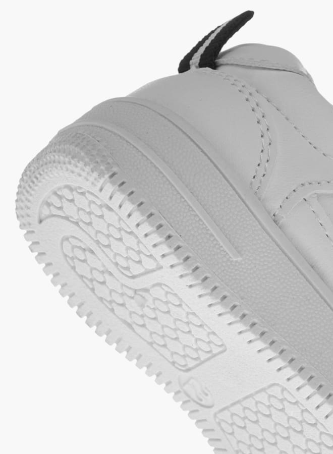 LBL by Shoexpress Girls Stitch Detail Sneakers with Hook and Loop Closure  - Image 4