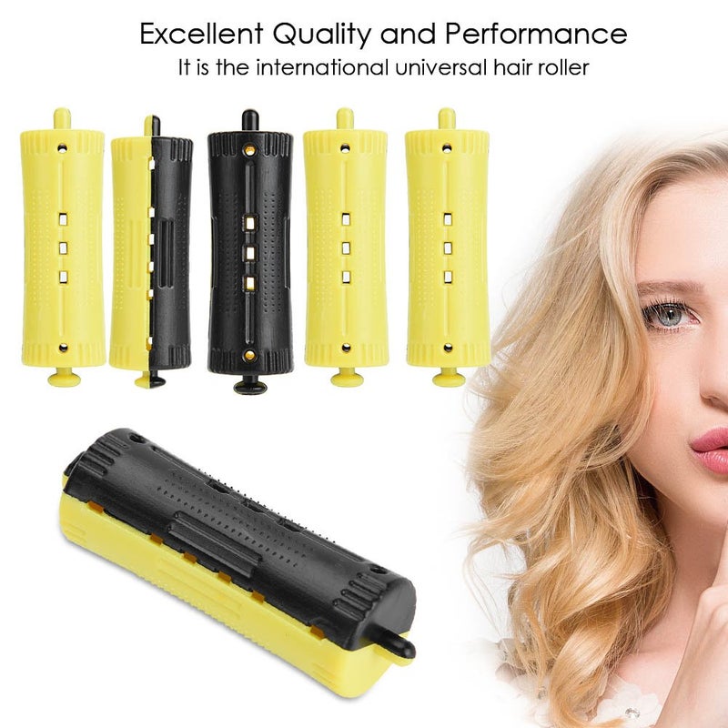 woobles Hair Rollers with Rubber Band, 6Pcs Salon Standard Wave Rods Heat Perm Curling 1-6 Sizes Hair Clip Curlers DIY Hairdressing Tool for Girls Women (#2(2.8cm / 1.1inch))-#2(2.8cm / 1.1 Inch) - Image 4