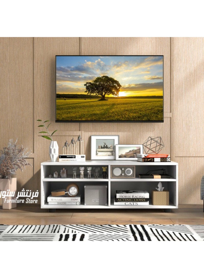 فرنتشر ستور وحدة تليفزيون مودرن - ارتفاع 40 سم - عرض 105 سم - عمق 34 سم ، من فرنتشر ستور.  - Image 1