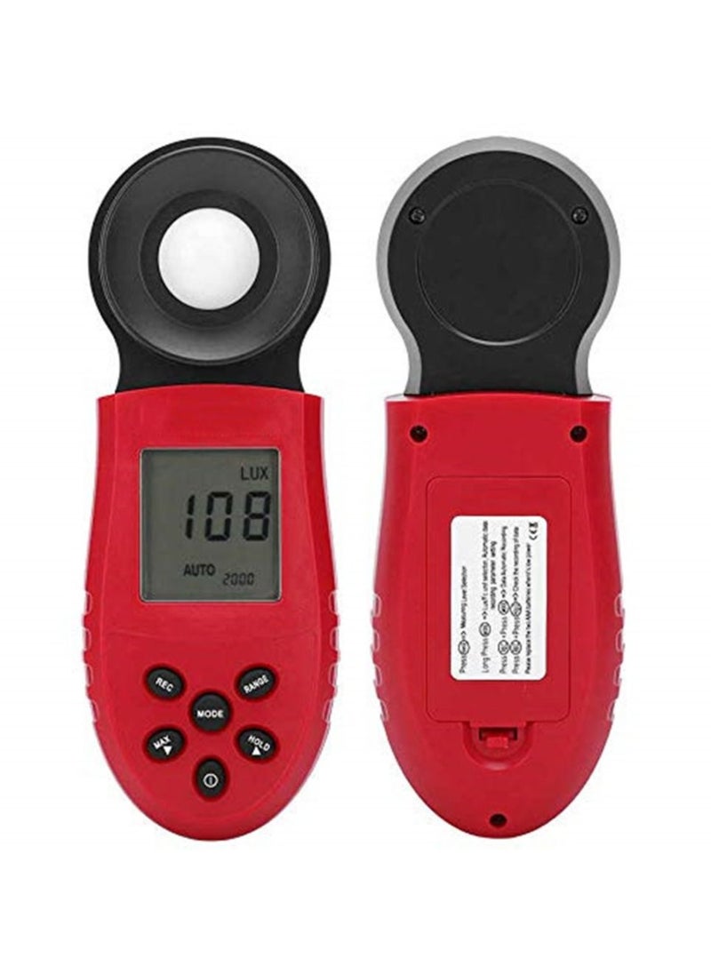 200,000 Lux Digital Light Meter LCD Luxmeter Lux/FC Luminometer Photometer Measure Tester