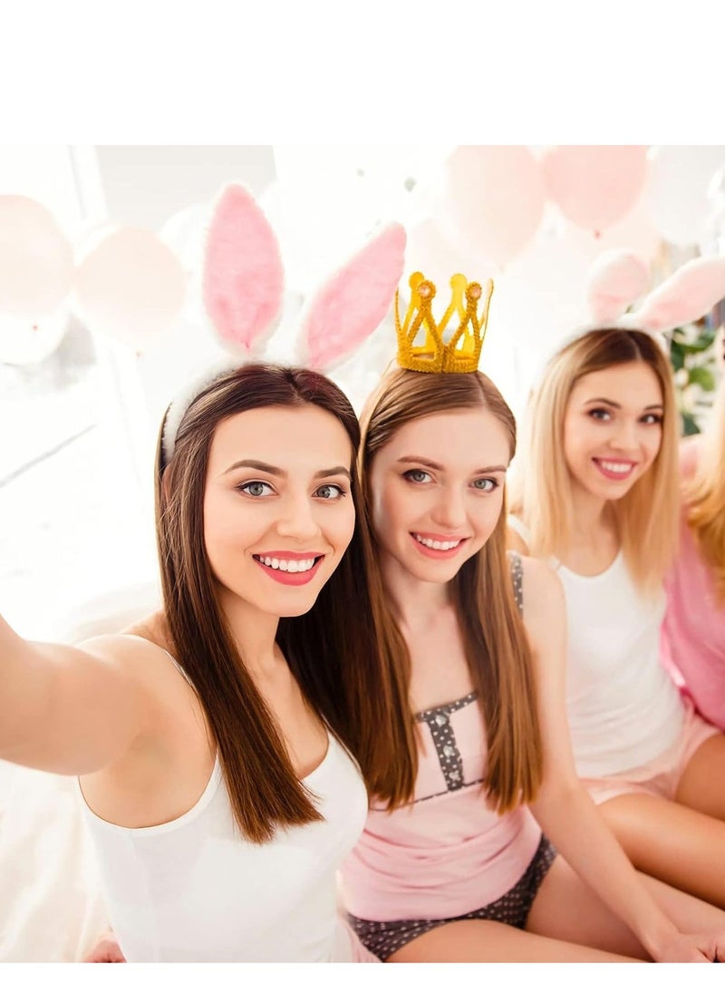 إسكدنيا 20 Pieces Metal Thin Silver Gold Headbands Smooth Headband Hair Bands Clasps Tiara DIY Craft Accessories for Women Girls - Image 2