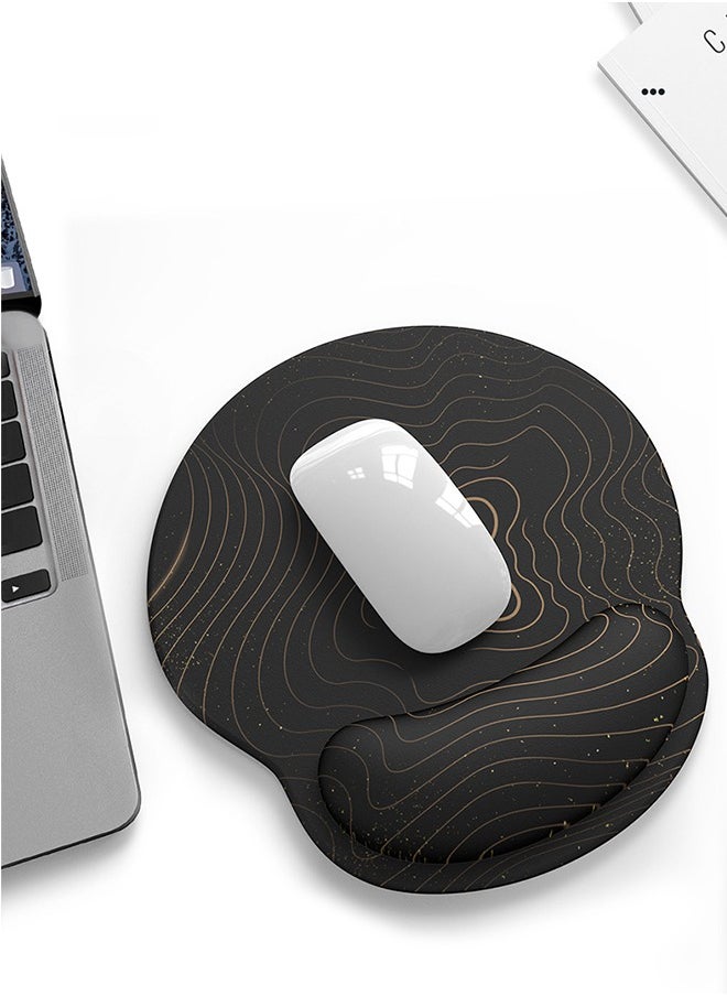 Generic Mouse Pad with Wrist Rest, Comfortable Computer Mousepad with Gel Wrist Support Smooth Surface and Non-Slip Base for Pain Relief, Laptop, Office & Home  - Image 3