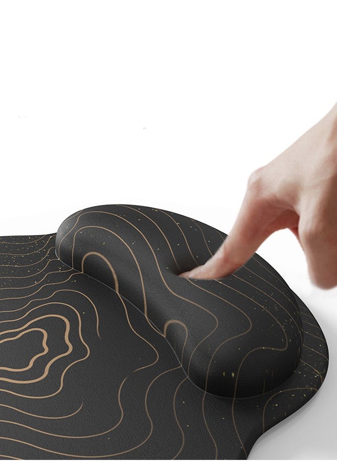 Generic Mouse Pad with Wrist Rest, Comfortable Computer Mousepad with Gel Wrist Support Smooth Surface and Non-Slip Base for Pain Relief, Laptop, Office & Home  - Image 5