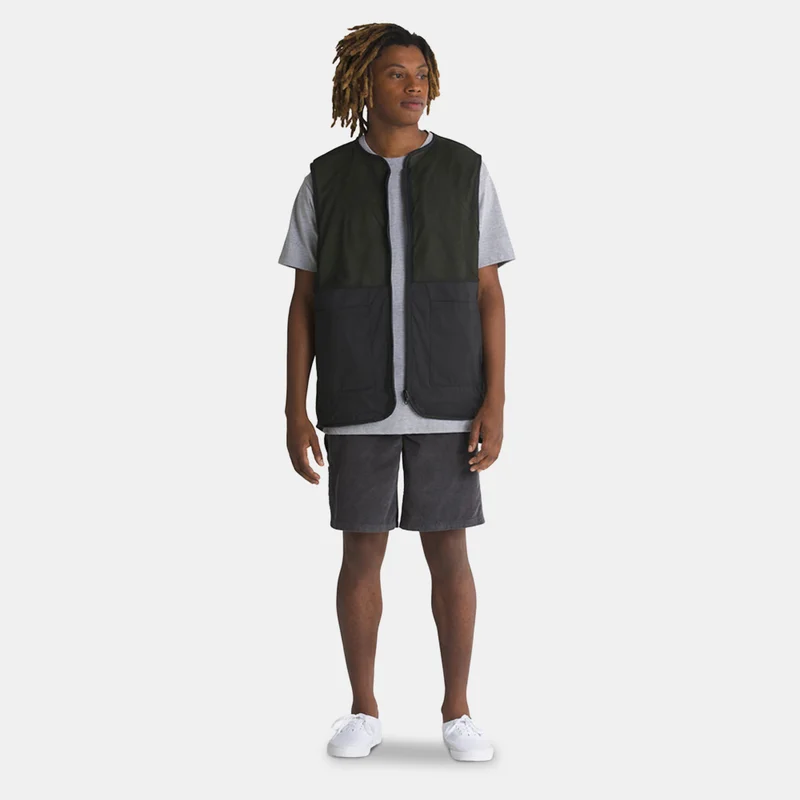 VANS Green Men's Rosewood Reversible Vest for Men | Best Price UAE