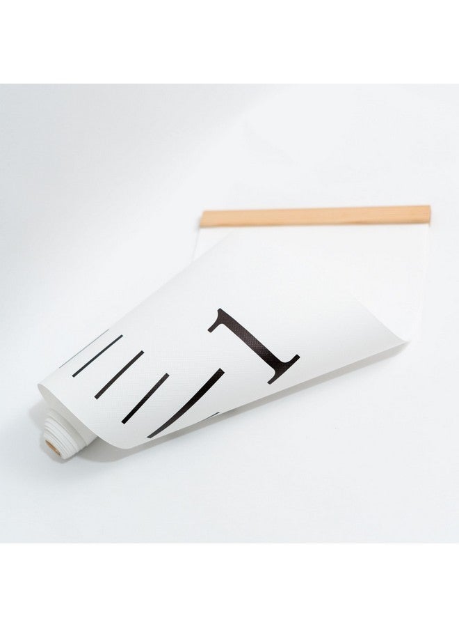 MUWEOL Canvas Removable Height Growth Chart - Growth Chart for Kids,Hanging Height Growth Chart for Kid's Room Decorations (Growth Chart Wood) - Image 4