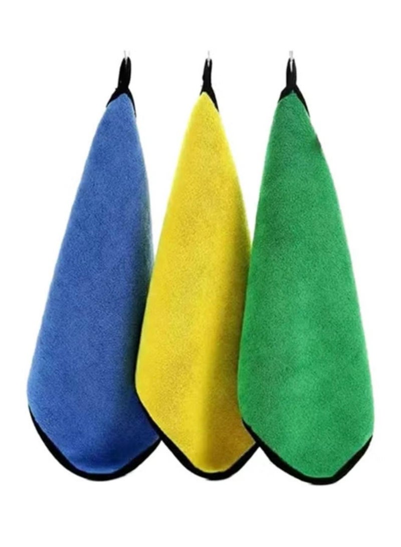 3-Pieces Microfiber Car Drying Towel Set
