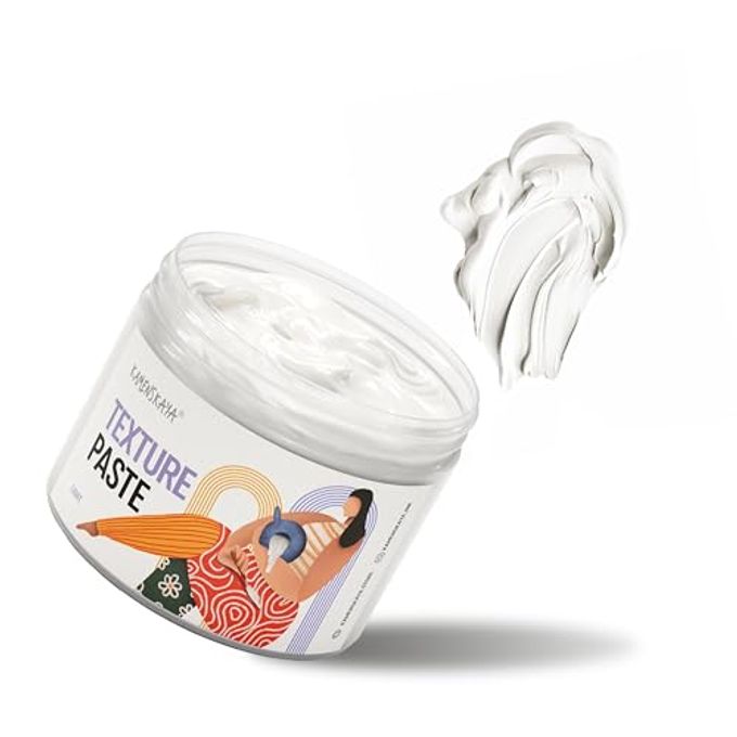 KAMENSKAYA Light Texture Paste 16.9 Fl Oz / 500 Ml  Acrylic Modeling Paste For Canvas, White Texture Medium For Acrylic Painting, Crack-Resistant, Sandable, Made In Eu - Image 3