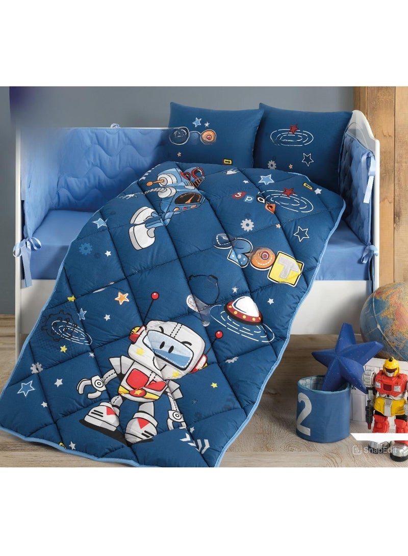 7-piece baby blanket, made in Turkey, 100% cotton, for your baby's comfort