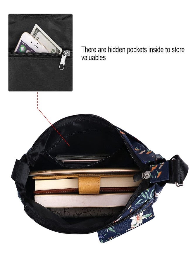 Kamo Crossbody Bag for Women - Multi-pocket Shoulder Bag Lightweight Messenger Bag Casual printed Purse Handbag Travel Bag - Image 2
