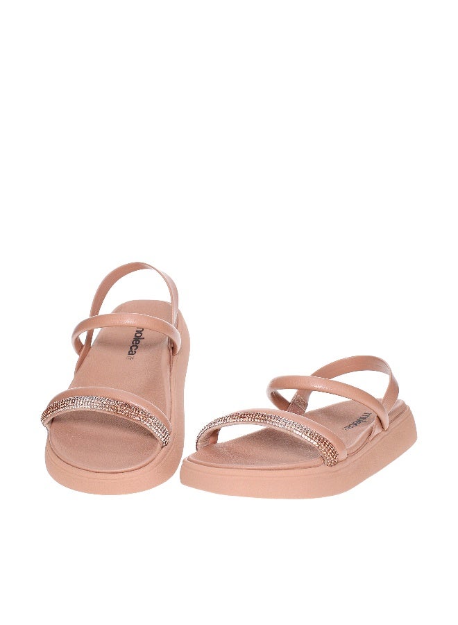 موليكا صندل موليكا للسيدات المسطحة بلون البيج | صنع في البرازيل - Image 5