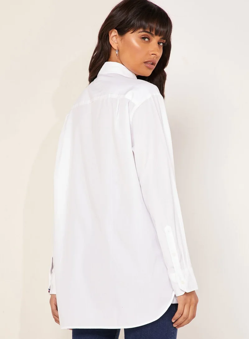 TOMMY HILFIGER Boyfriend Logo Shirt