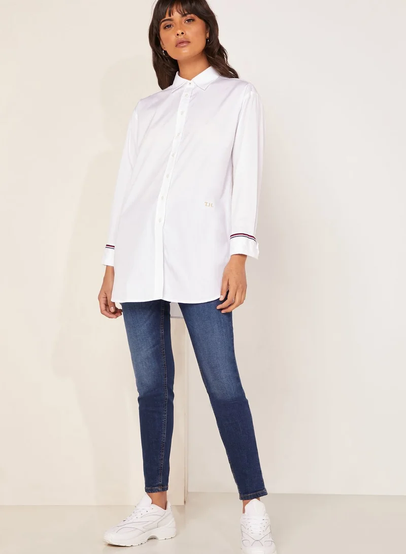 TOMMY HILFIGER Boyfriend Logo Shirt