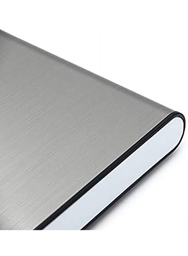 ميزان مطبخ رقمي مزوّد بزر يعمل باللمس مع شاشة LCD بإضاءة خلفية زرقاء أبيض/فضي 245x168x28مم - Image 2