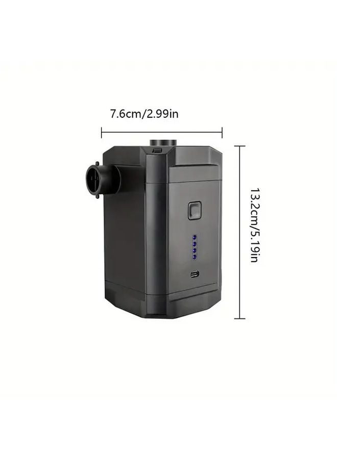 Cordless Rechargeable Fast Air Pump 5200mAh Portable Inflator Deflator - Image 1