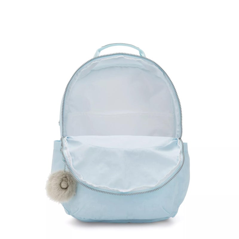 KIPLING KIPLING Kipling Seoul Extra Large 17" Laptop Backpack Bridal Blue - Image 3