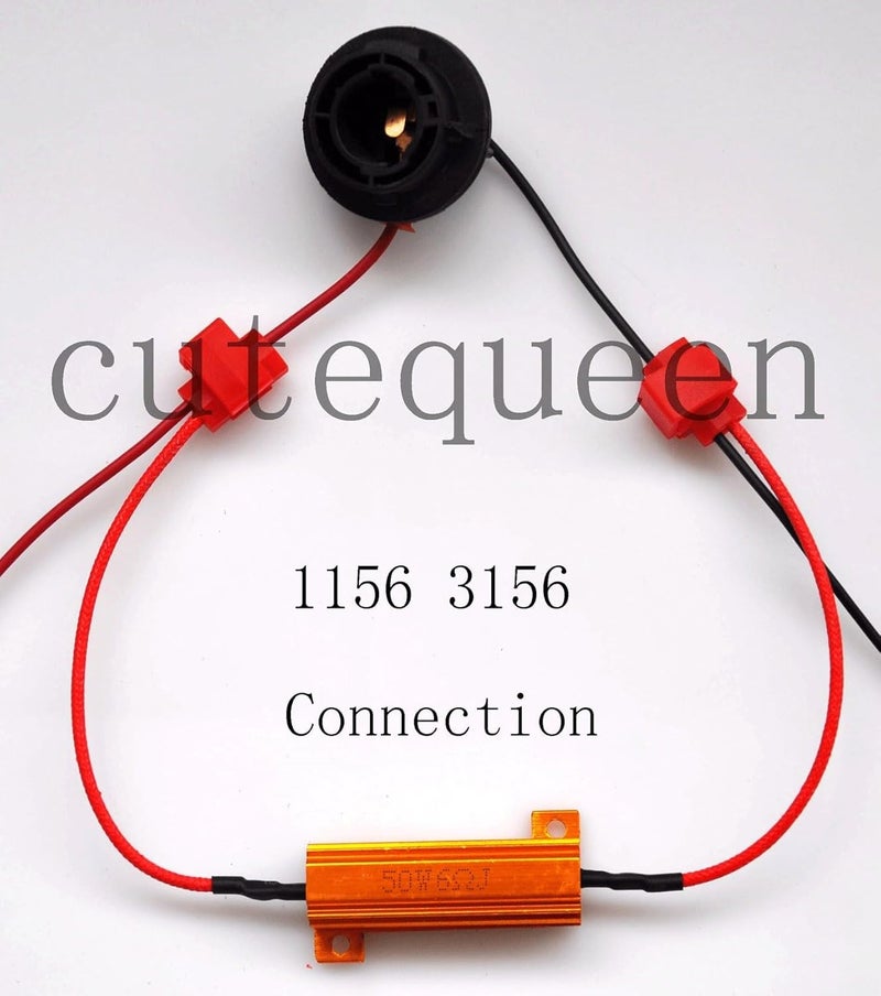 XKGLOW TETC 50W 6Ohm LED Load Resistors for Turn Signal and License Plate Lights - Image 4