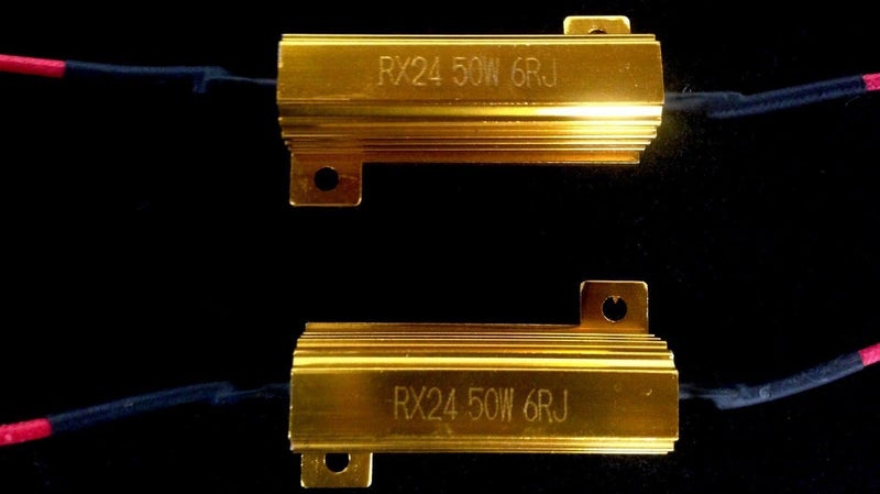 XKGLOW TETC 50W 6Ohm LED Load Resistors for Turn Signal and License Plate Lights - Image 2