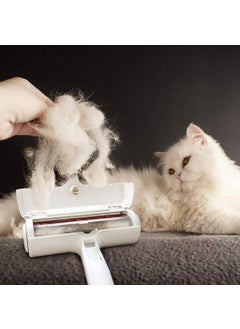 Rennway Cat Dog Pet Sweater Clothes Clothes Carpet Bed Feather Cleaner Bristle Dust Collector with Hopper  - Image 2