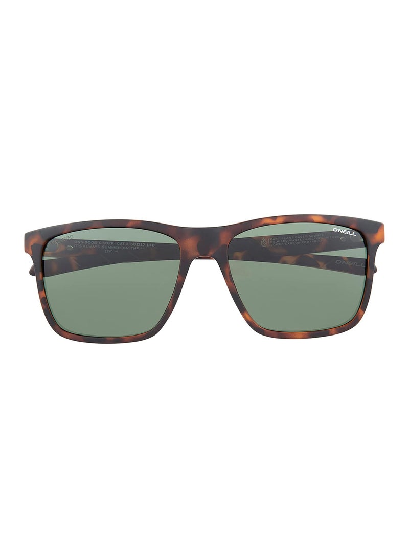 Men ONS-9005 2.0 Polarized Square Large Fit Sunglasses Brown 58 mm