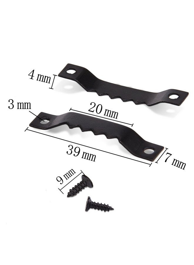 Sunmns 150 Pack Sawtooth Picture Photo Frame Hangers With Screws Black - Image 3