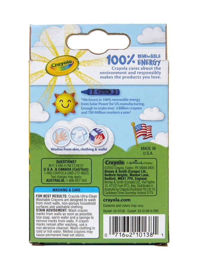 Crayola Washable Crayons, School Supplies, 24 Count - Image 4