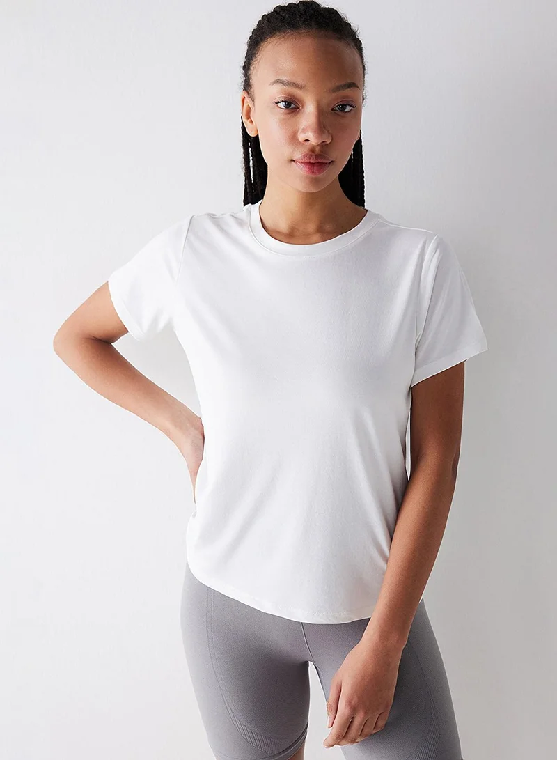Penti Women's Modal Casual T-shirt - Off White