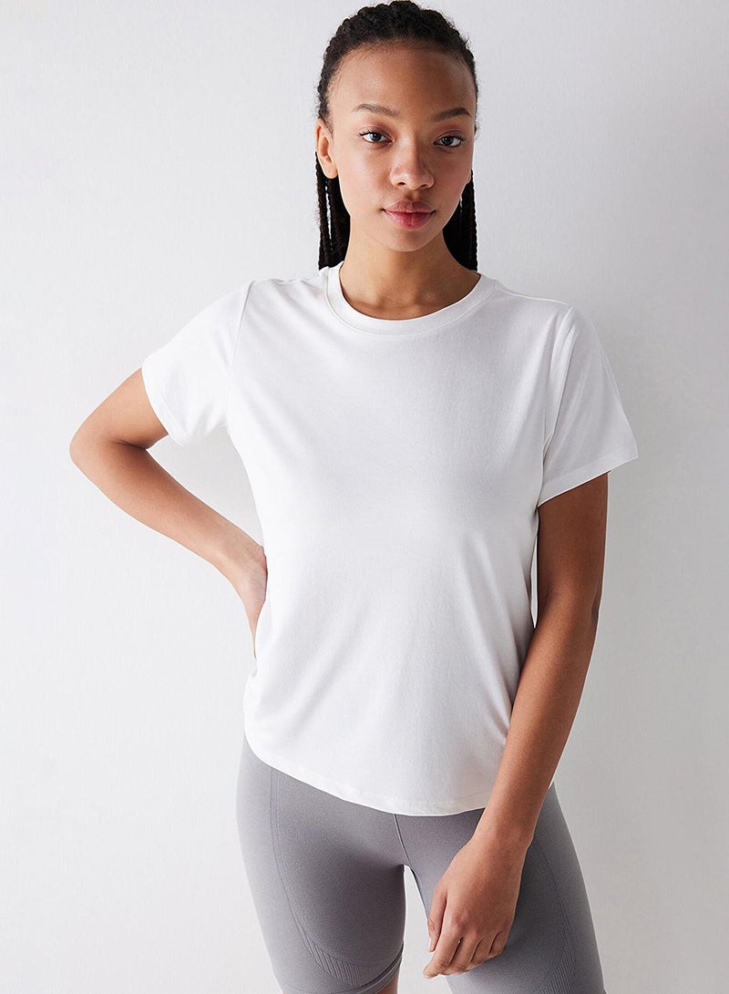 Penti Women's Modal Casual T-shirt - Off White - Image 1