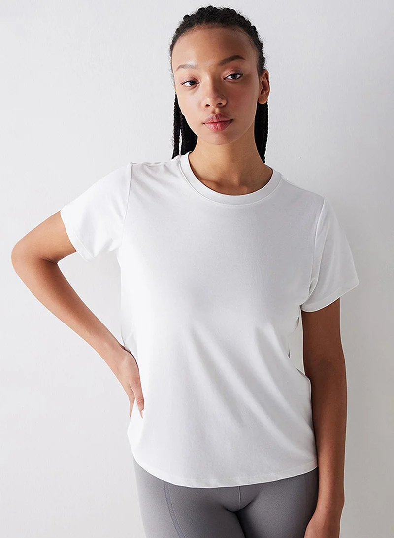 Penti Penti Women's Modal Casual T-shirt - Off White