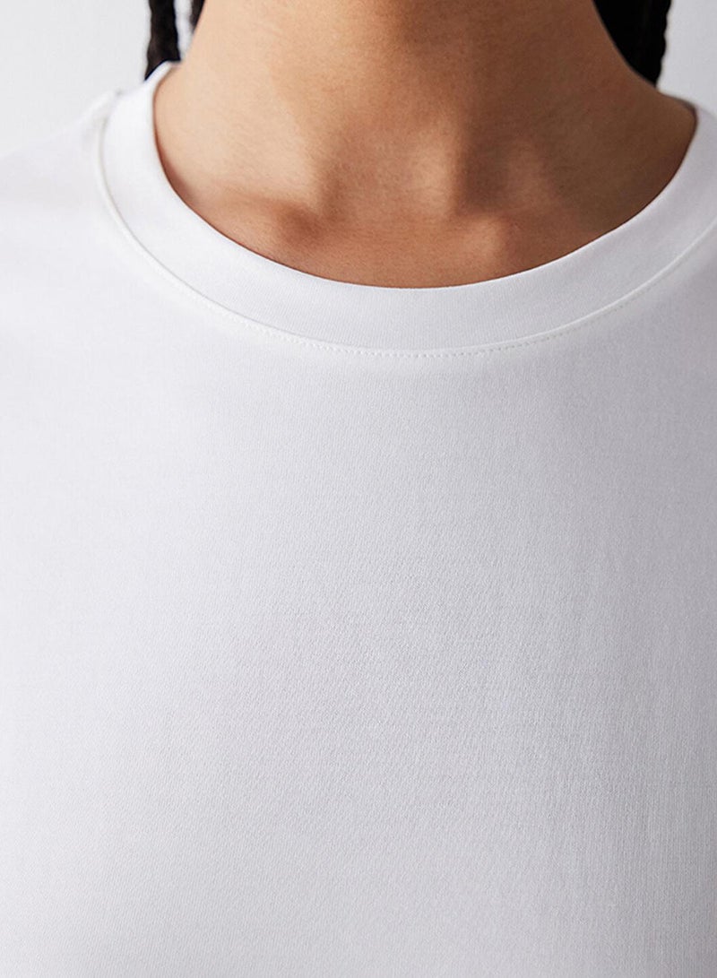 Penti Women's Modal Casual T-shirt - Off White - Image 5