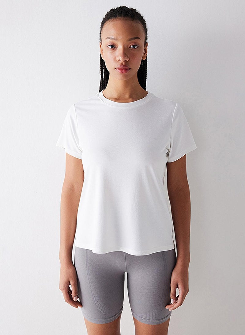 Penti Women's Modal Casual T-shirt - Off White - Image 3