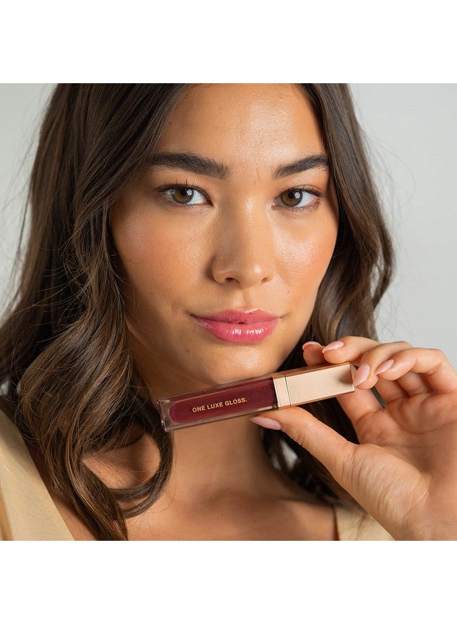 sara happ Wild Berry Slip One Luxe Gloss Juicy Berry Gloss Highimpact Shine & Longlasting Wear Nourish Hydrate And Heal Your Lips 0.21 Fl. Oz. - Image 5