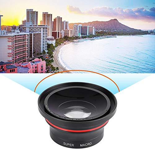 Serounder 37mm 0.39X Professional HD Wide Angle Lens with Macro Lens and 37mm Phone Clip for Camcorder DSLR Camera - Image 3